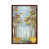Toile avec cadre en bois brun classique