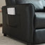 Causeuse inclinable manuelle avec console centrale et porte-gobelets pour le salon-105533099