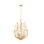 Troy Lighting Delmore 14.5 inch wide 3 Light Chandelier in Vintage Gold Leaf
