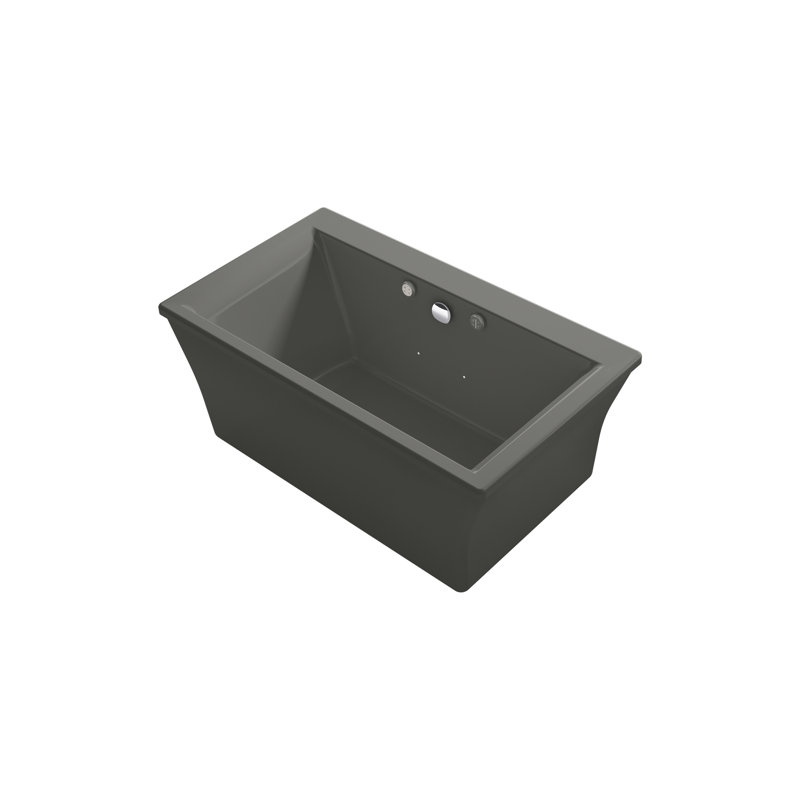Mariposa 72" x 36" Alcove/Tile in Air Acrylic Bathtub, Dune, Right