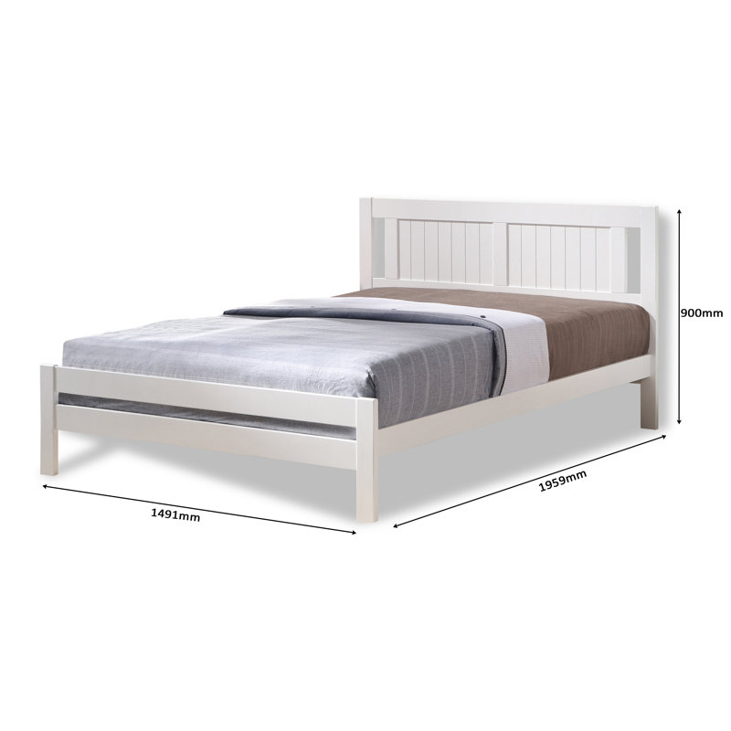 Wyaconda Solid Wood Bed, Double (4'6)