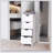 freestanding storage cabinet with 4 drawers for bathroom, living room, kitchen