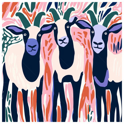 Goat Wall Tapestry -  Animal Wall Decor