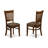 7 Piece Kitchen Table & Chairs Set Consist of an Oval Dining Room Table with Butterfly Leaf and 6 Linen Fabric Chairs, Espresso-1939486357