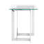 Runcorn Glass Top Cross Legs End Table-40553167