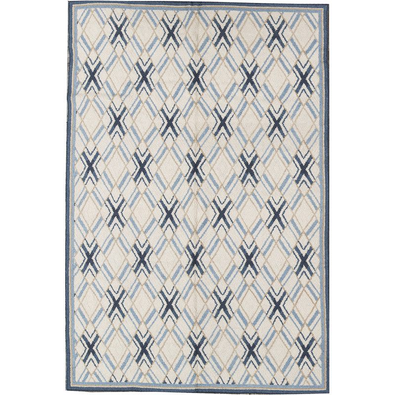 Hand-Knotted High-Quality Beige Runner