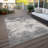  Machine Washable Indoor/Outdoor Chayden ACN1027 Black Rug-1101061411