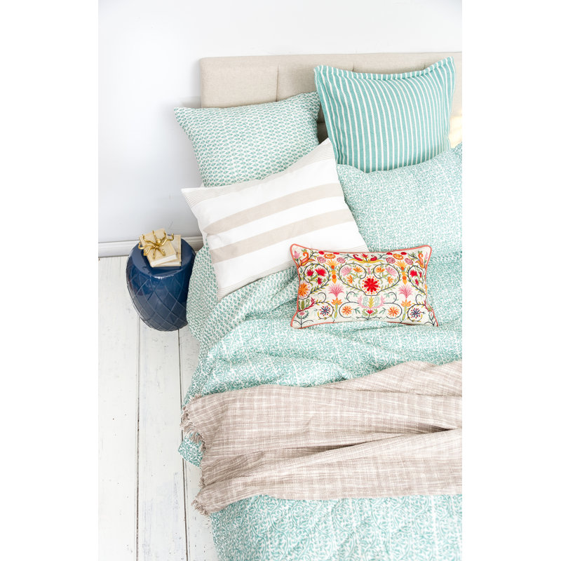 White Cotton Reversible Queen Quilt
