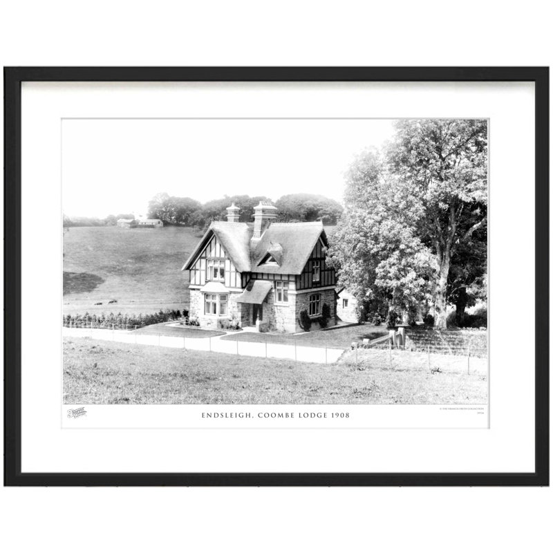 Endsleigh, Coombe Lodge 1908 1 Piece Single Picture Frame Wall Art, 40cm H x 50cm W x 2.3cm D