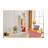 Bookshelf, Freestanding Wood Open Bookcase With 5 Cubes, With 2 Keyhole Hangers, Home Office Décor Rectangular Storage Shelf Display Rack For Study Living Room  White