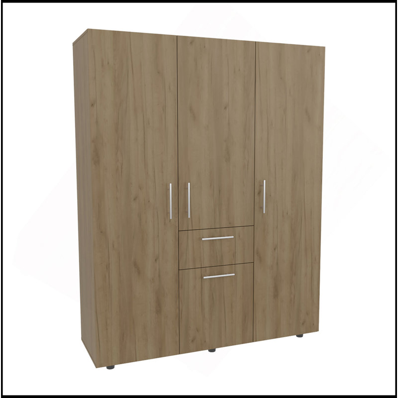 Armoire, 2 portes, 5 tablettes, 1 tiroir