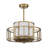 Corinne 26" 4-Light Fandelier in Warm Brass with Remote Control-178287894