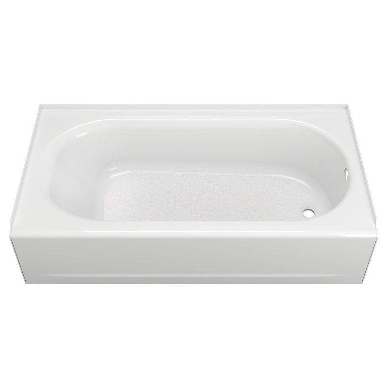 Princeton 60'' x 34'' Soaking Americast Bathtub, White, Right