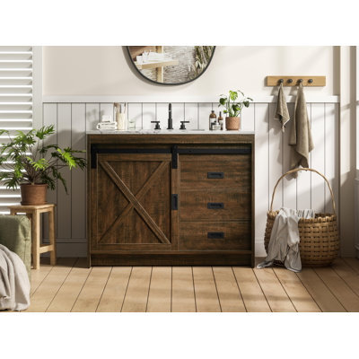 Meuble-lavabo simple 42 po Boden
