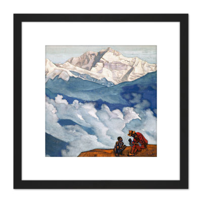 Pearl Of Searching Symbolist Landscape by Nicholas Roerich - Single Picture Frame Painting