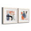 Floating On Silk III - Ensemble de 2 peintures encadrées-845462951-845462954