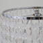 Ensemble de lampe de table 19 "en argent Georgina