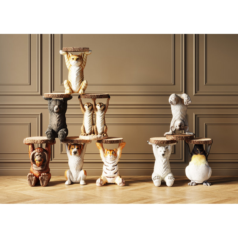 Side Table Animal Ms Cat 33cm