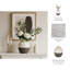Vase de table tissé pour la décoration intérieure - Grand vase contemporain pour table, console et style de hall-464204714-464204692