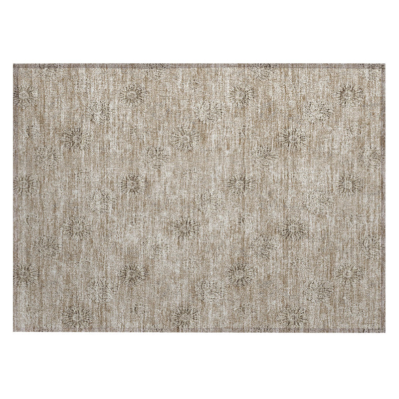 Leis Floral Indoor Rug, Rectangle 1'8" x 2'6"