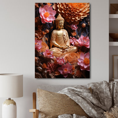 " Gold Pink Buddhism Lotus Enlightenment This I "