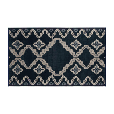 Machine Washable Gray Area Rug