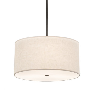 Luminaire suspendu tambour 3 lumières unique Luyster