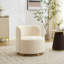Upholstered Swivel Barrel Chair-751890808