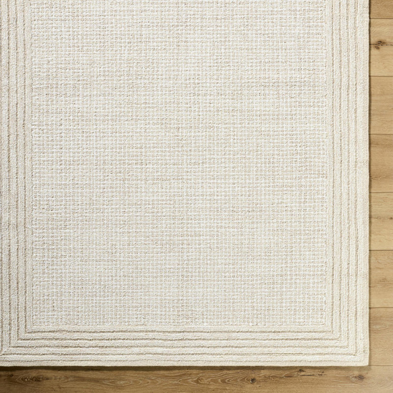 Tapis d'intérieur fait à la main Fegley, Rectangle 9 pi x 12 pi