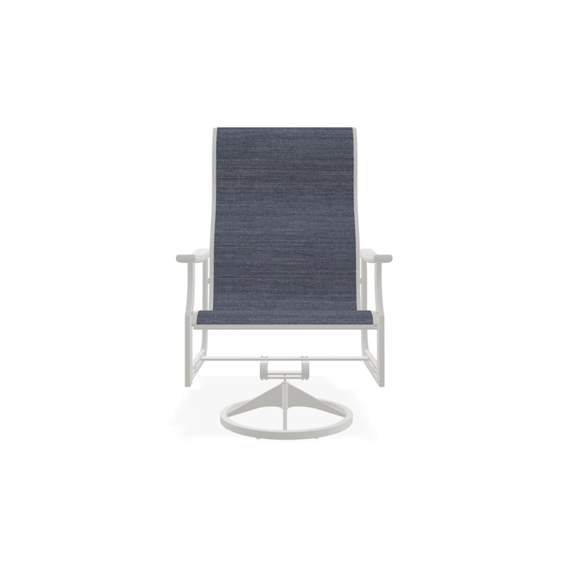 St. Catherine Polymer Outdoor Lounge Chair, Snow, White 6D Sunbrella®