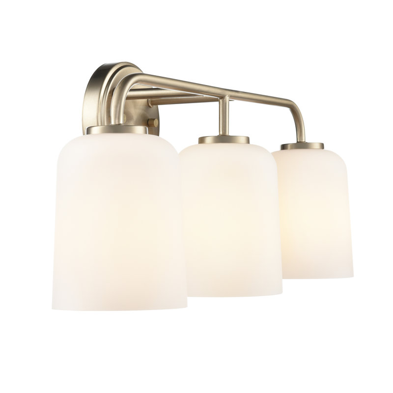 Meuble-lavabo à 3 lumières de 22 po de largeur Londonderry , Or moderne