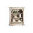 Retro White Solid Wood China Cabinet