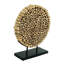 Sculpture en bois de teck brun Hosaam