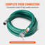 Raccords complets pour boyau d'aspiration vert de haute qualité 2 po x 20 pi VEVOR