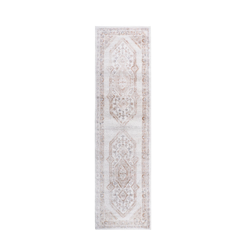 Tapis crème et tissé 2 x 8 Loom & Collection