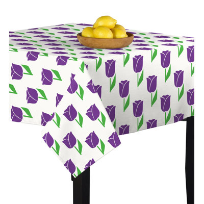 Caius Spring Tulips Orange Tablecloth