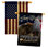 Drapeau de maison en polyester à 2 côtés 40 x 28 po