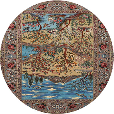 Tapis oriental tissé à la machine