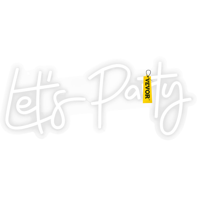 Enseigne néon 10 "Let's Party