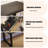 Black rectangular solid wood desk-1452694770
