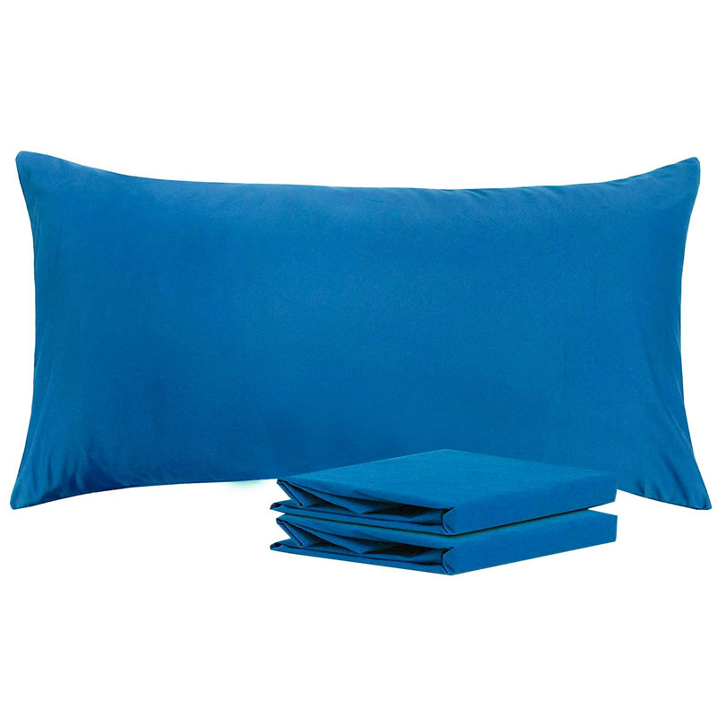 Bed Pillowcases, 1800 Brushed Microfiber Pillow Cases with Envelope Closure - NTBAY, Royal Blue, California King