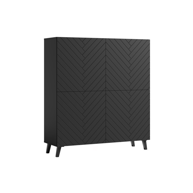 120cm Sideboard, Black