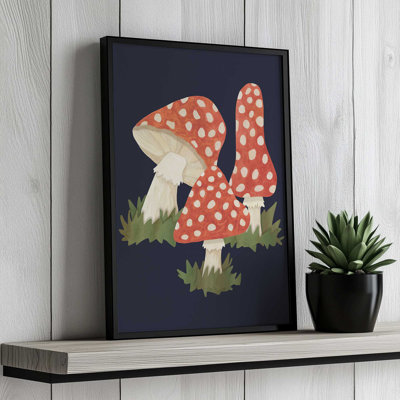 Poison Mushrooms By Artlovepassion Canvas Art Print