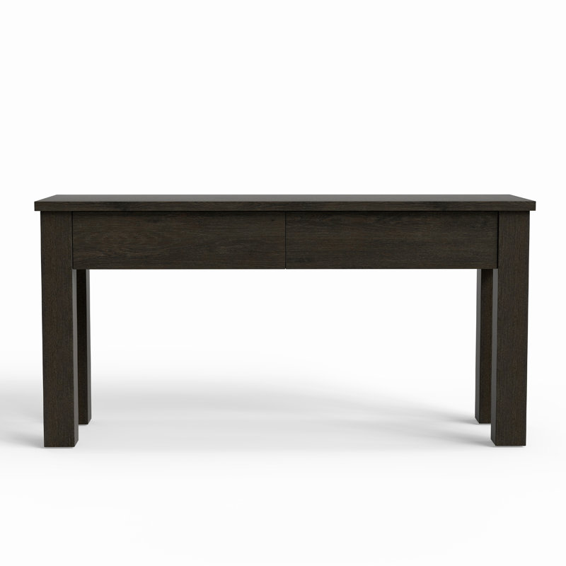 Dutton Console Table, Espresso craquelé