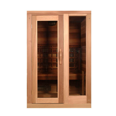 Saunacore Infracore Dual Bluetooth Compatible FAR Infrared Sauna in Cedar