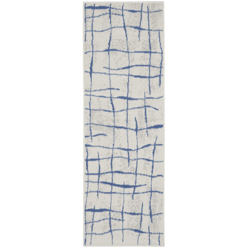 Abstract Indoor Rug, Runner 2' x 8'