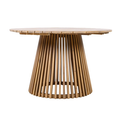 Outdoor Acacia Wood Patio Dining Table by Latitude Run