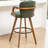 Modern Upholstered Swivel 30 inch Stools (Set of 4)-124579610-124579611-124579614
