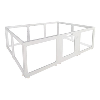 Clear Acrylic Dog Playpen Indoor, Transparent Fence for Puppy Rabbit and Cat, Easy Assemble Plastic Playard 10 Panels