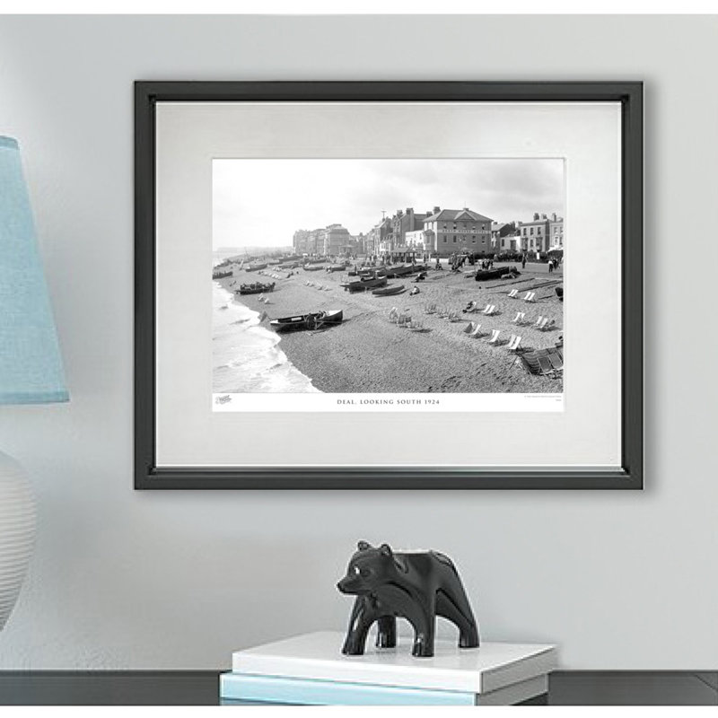 Deal, Looking South 1924 - Single Picture Frame Print, 28cm H x 36cm W x 2.3cm D